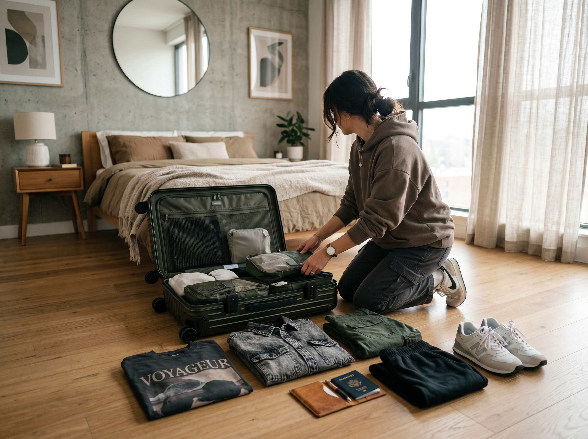 How to Pack Light for a 10-Day Trip: The Streetwear Capsule Wardrobe