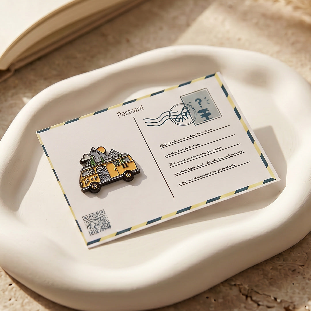 Lapel Pin - Mountain Camper Van