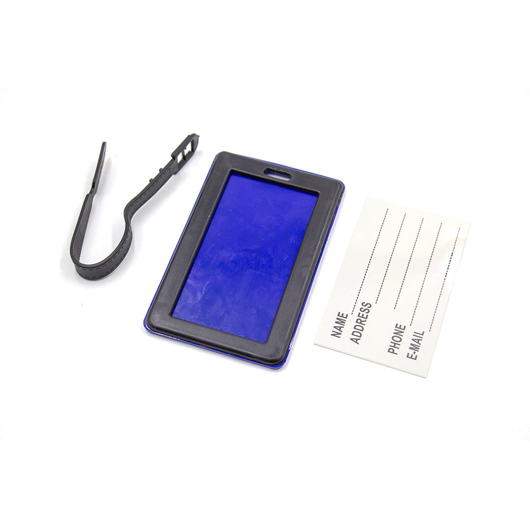 Luggage Tag - Flight Routes (Navy Blue)